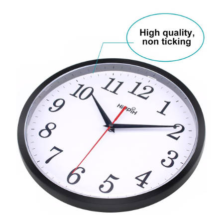 Silent Quartz Wall Clock with long lasting batterys - Image 2